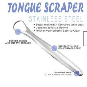 Stainless Steel Tongue Scraper Cleaner